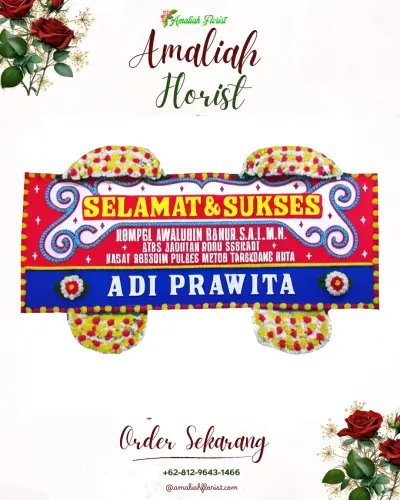 Karangan Bunga Ucapan Selamat di Botodayaan